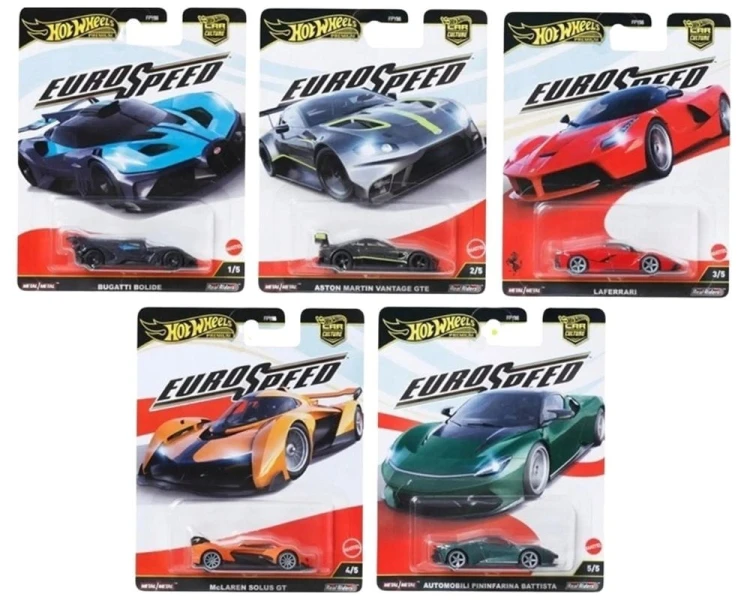 Hot Wheels Premium Car Culture Set 2025 Eurospeed FPY86-976L