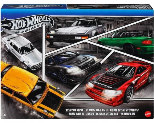 Hot Wheels Silver Series 2025 Japan 6-pack JBY77