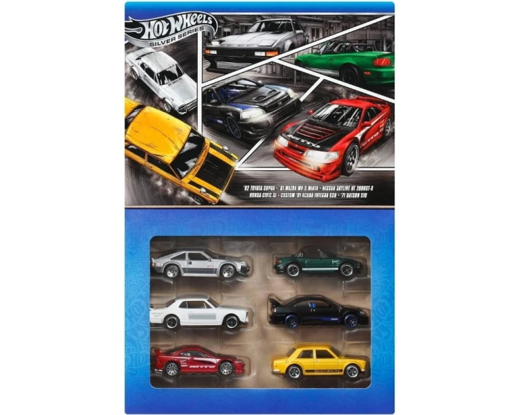 Hot Wheels Silver Series 2025 Japan 6-pack JBY77