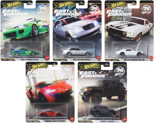 Hot Wheels Premium Fast and Furious 25th Set 2026 HNW46-979N
