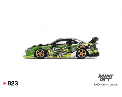 Mini GT #823 Nissan LB-Super Silhouette S15 Silvia #555 V2 2024 Formula Drift Japan MGT00823