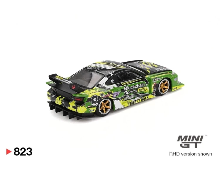 Mini GT #823 Nissan LB-Super Silhouette S15 Silvia #555 V2 2024 Formula Drift Japan MGT00823