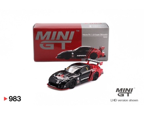 Mini GT #983 Mazda RX-7 LB-Super Silhouette Advan MGT00983