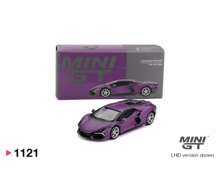 Mini GT #1121 Lamborghini Revuelto Viola 30th Matte MGT01121