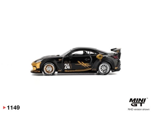 Mini GT #1149 Toyota GR86 LB Nation Black Gold MGT01149