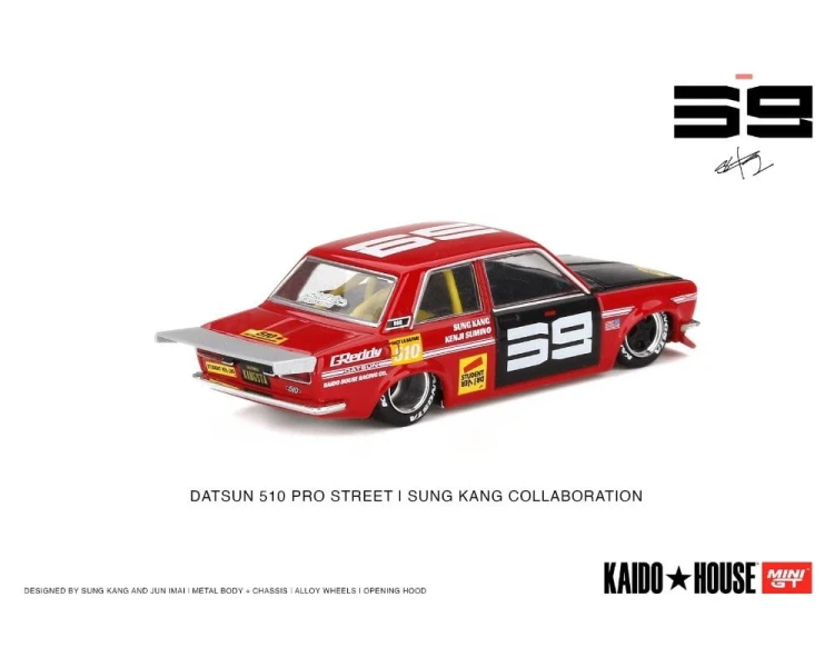 Kaido House Datsun 510 Pro Street SK510 Red KHMG003