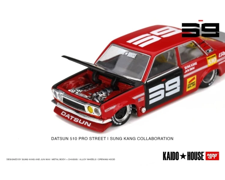 Kaido House Datsun 510 Pro Street SK510 Red KHMG003