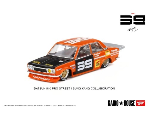 Kaido House Datsun 510 Pro Street SK510 Orange KHMG004