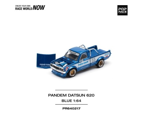 Pop Race Pandem Datsun 620 Blue PR64-0217