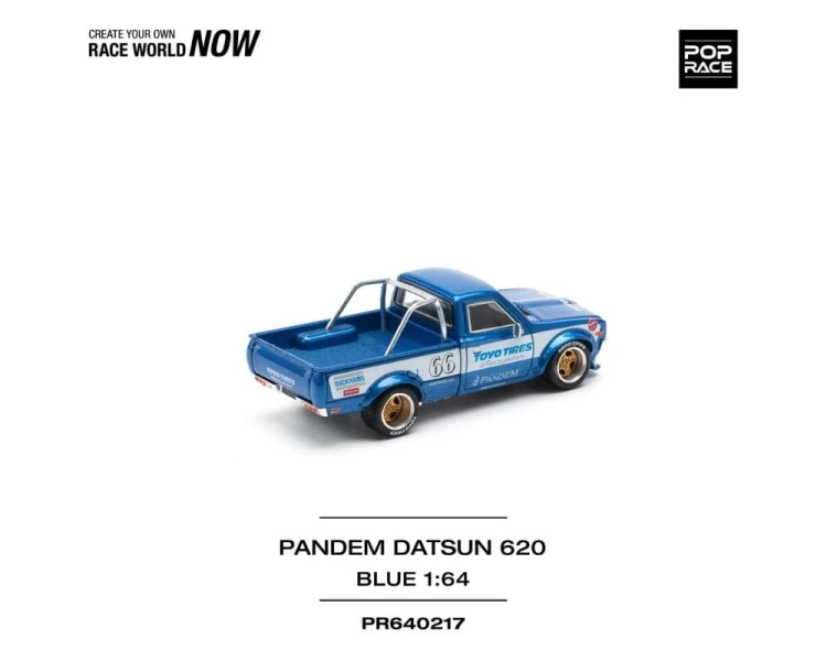 Pop Race Pandem Datsun 620 Blue PR64-0217