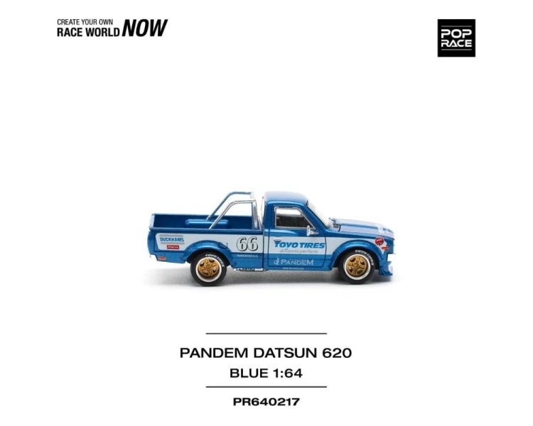 Pop Race Pandem Datsun 620 Blue PR64-0217