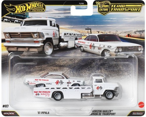 Hot Wheels Premium Team Transport #87 61 Impala and Horizon Hauler JHX88