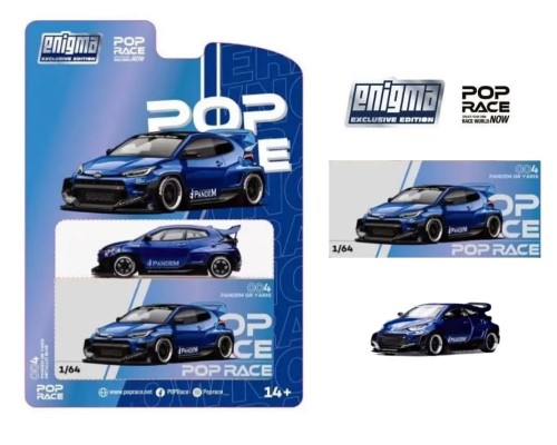 Pop Race Enigma Exclusive Toyota GR-Yaris Metallic Blue PRE004