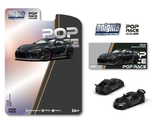 Pop Race Enigma Exclusive Toyota Supra A90 Darwin PRO 66G NWB Midnight Black PRE013
