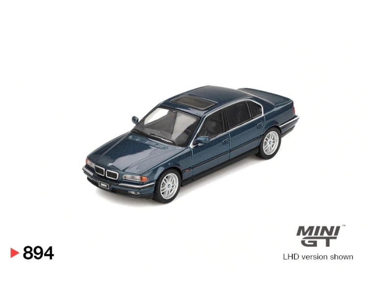 Mini GT #894 BMW 750IL Sorrento Blue Metallic MGT00894