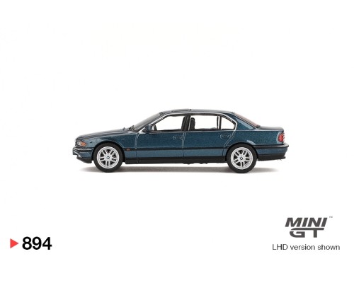 Mini GT #894 BMW 750IL Sorrento Blue Metallic MGT00894