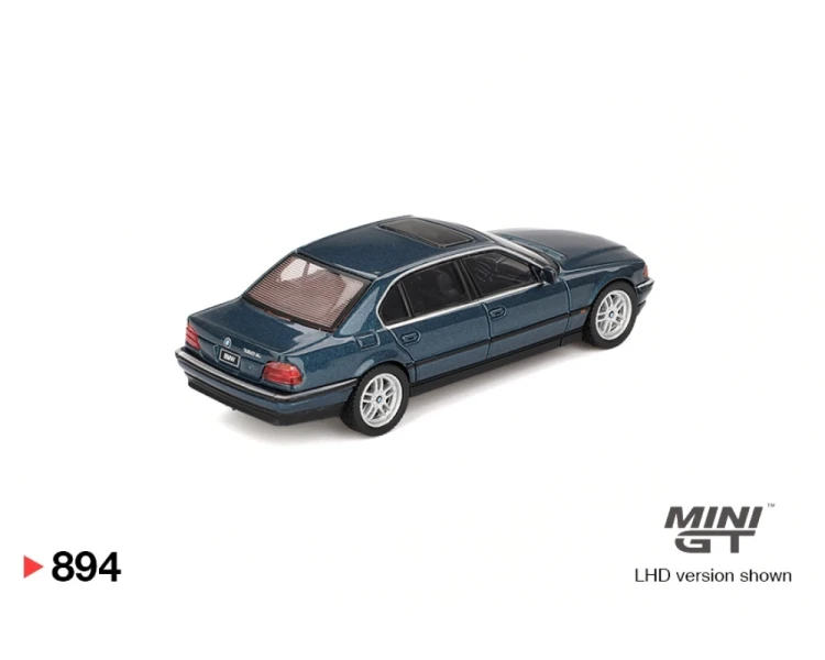 Mini GT #894 BMW 750IL Sorrento Blue Metallic MGT00894