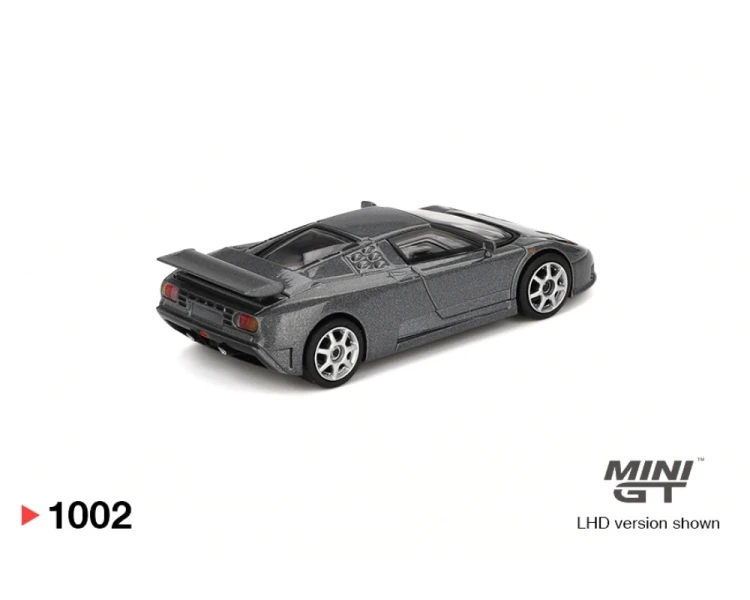 Mini GT #1002 Bugatti EB110 Super Sport Grigio Scuro MGT01002