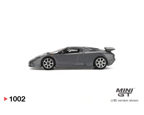 Mini GT #1002 Bugatti EB110 Super Sport Grigio Scuro MGT01002