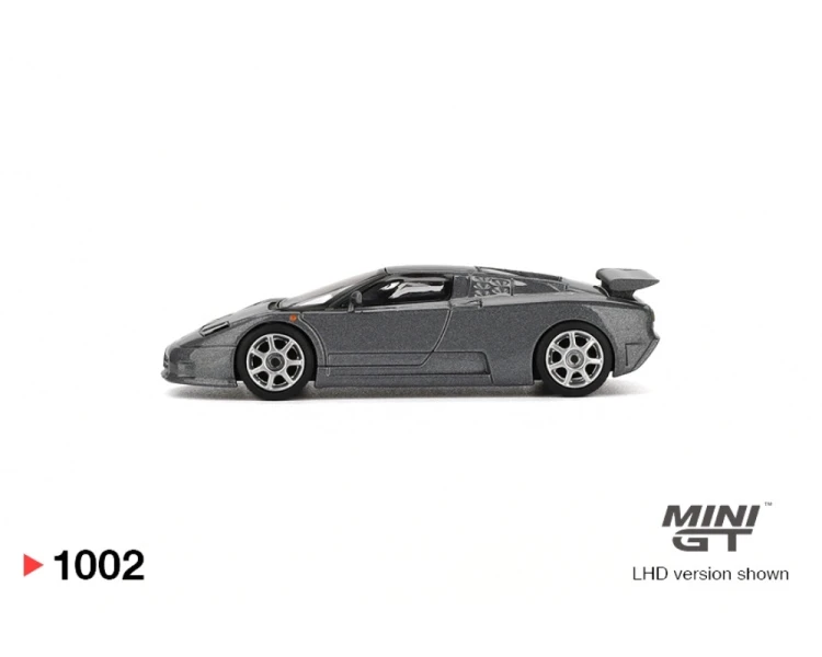 Mini GT #1002 Bugatti EB110 Super Sport Grigio Scuro MGT01002
