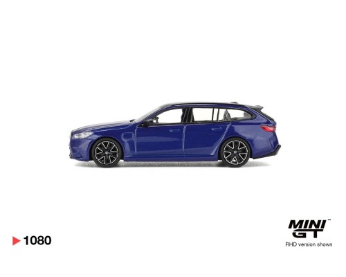 Mini GT #1080 BMW M5 Touring Marina Bay Blue Metallic MGT01080