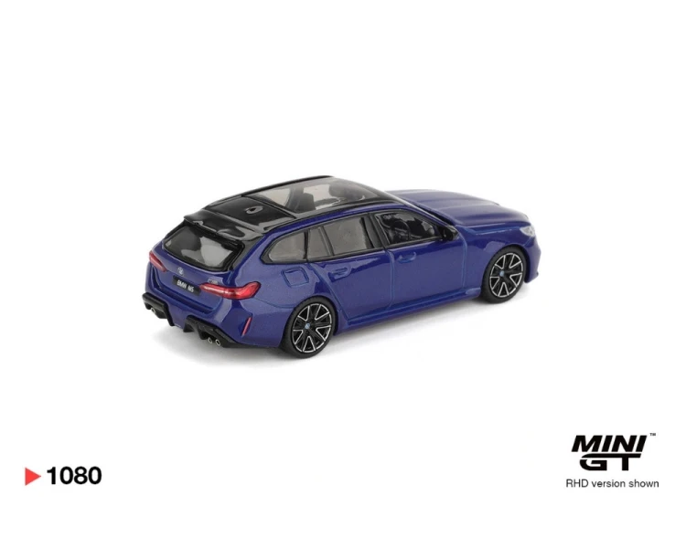 Mini GT #1080 BMW M5 Touring Marina Bay Blue Metallic MGT01080