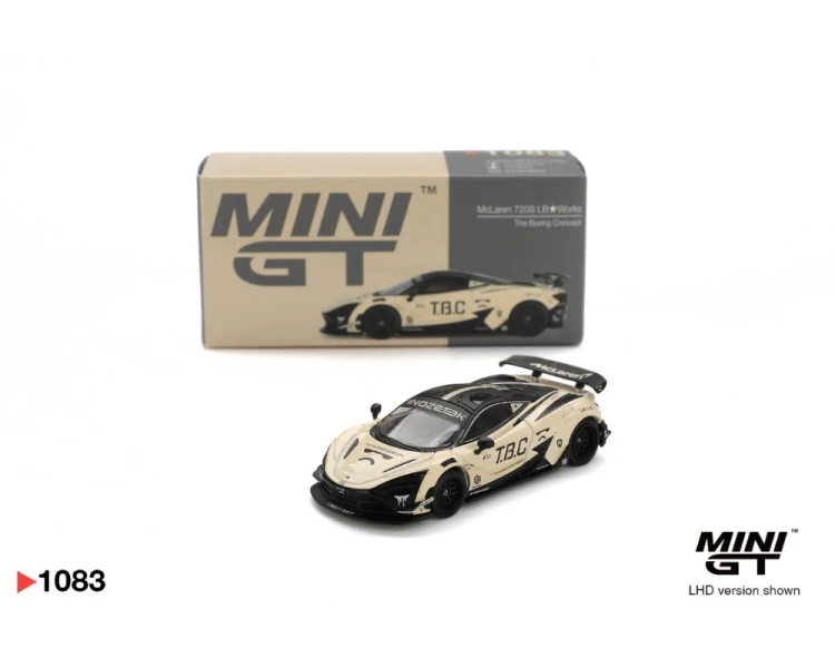 Mini GT #1083 McLaren 720S LB-Works The Boring Concept MGT01083