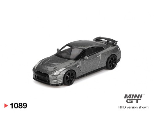 Mini GT #1089 Nissan GT-R 2013 NISMO R35 CRS Version Dark Metal Gray MGT01089