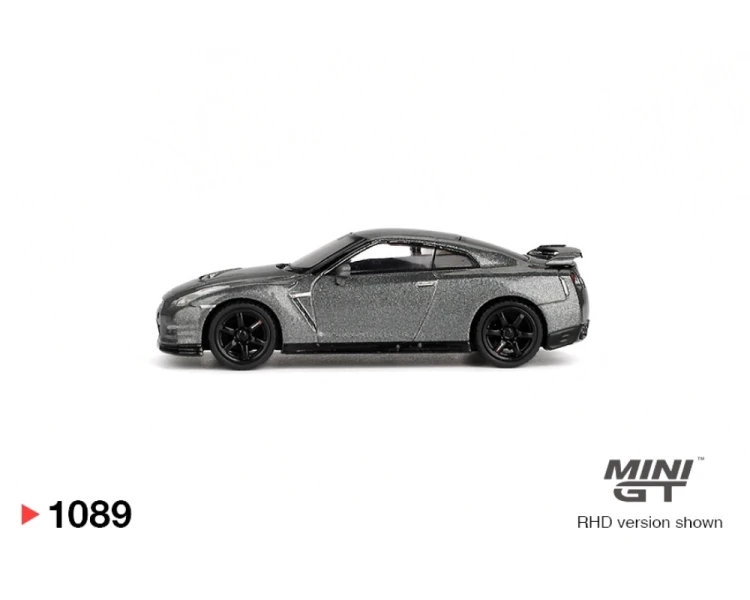 Mini GT #1089 Nissan GT-R 2013 NISMO R35 CRS Version Dark Metal Gray MGT01089