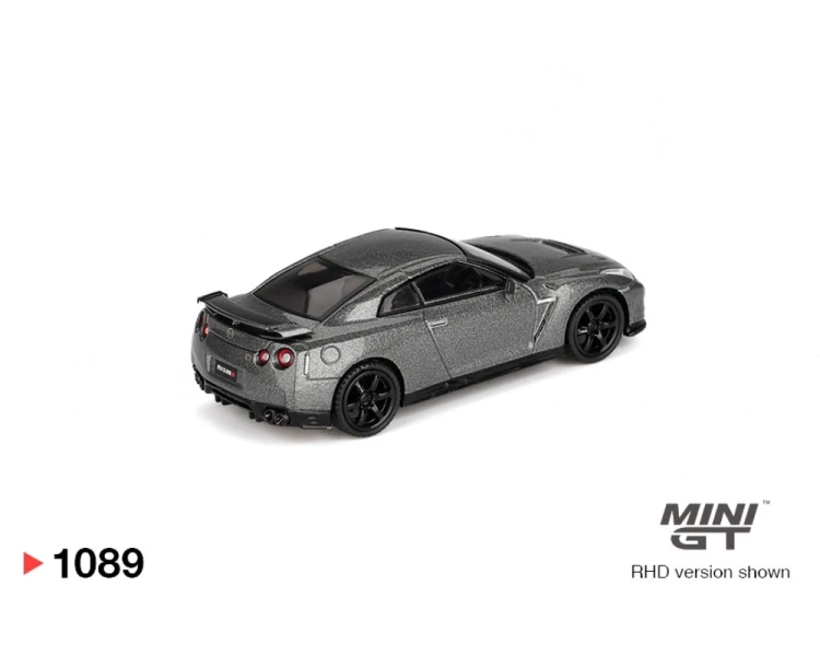 Mini GT #1089 Nissan GT-R 2013 NISMO R35 CRS Version Dark Metal Gray MGT01089