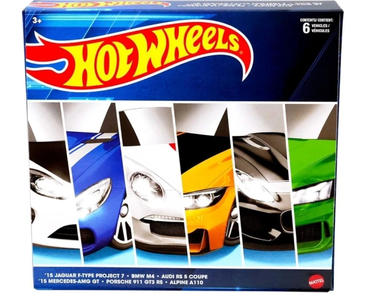 Hot Wheels Silver Series 2022 European 6-pack HDH51