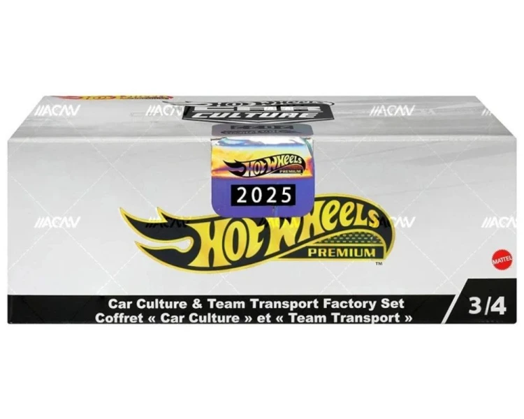 Hot Wheels Car Culture and Team Transport 2025 Factory Set 3 HJV98-979Q