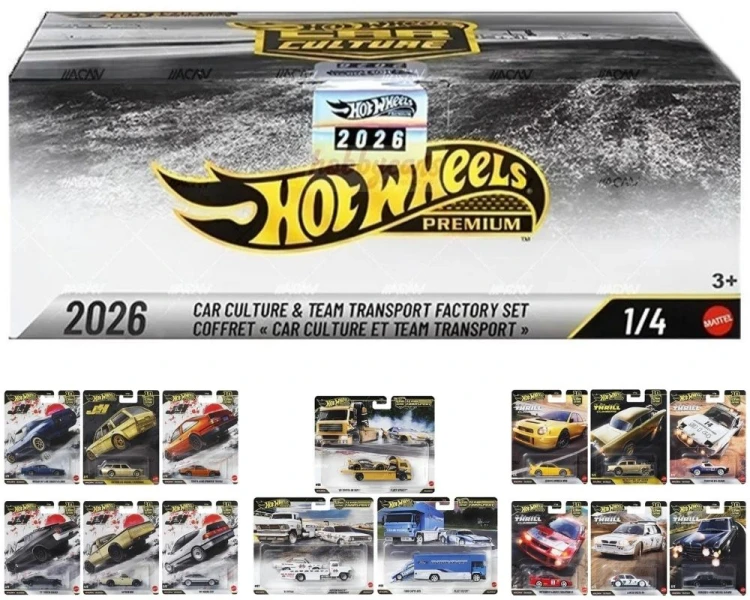 Hot Wheels Car Culture and Team Transport 2026 Factory Set 1 HJV98-979S