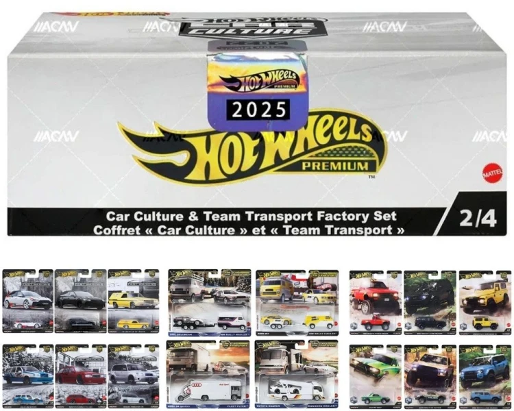 Hot Wheels Car Culture and Team Transport 2025 Factory Set 2 HJV98-979P