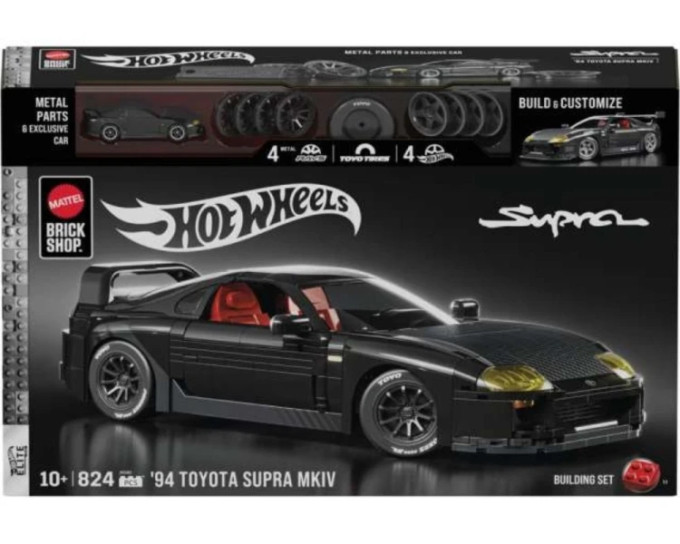 Klocki Mattel Brick Shop Hot Wheels Elite Series '94 Toyota Supra MKIV JKG40