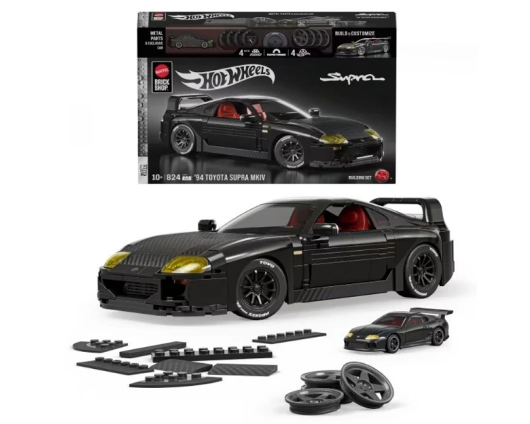 Klocki Mattel Brick Shop Hot Wheels Elite Series '94 Toyota Supra MKIV JKG40
