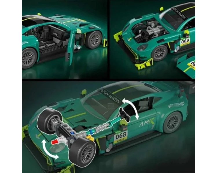 Klocki Mattel Brick Shop Hot Wheels Elite Series '24 Aston Martin Vantage GT3 JLF51