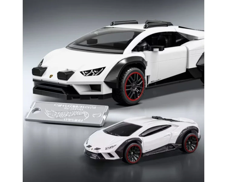 Klocki Mattel Brick Shop Hot Wheels Speed Series Lamborghini Huracan Sterrato JHG75