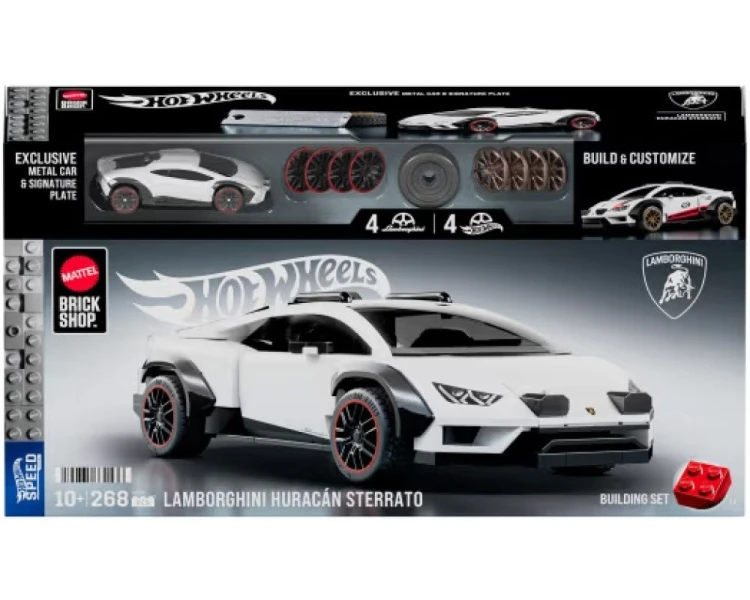 Klocki Mattel Brick Shop Hot Wheels Speed Series Lamborghini Huracan Sterrato JHG75