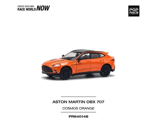 Pop Race Aston Martin DBX 707 Cosmos Orange PR64-0148