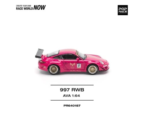 Pop Race Porsche 911 997 RWB AVA Pink PR640187