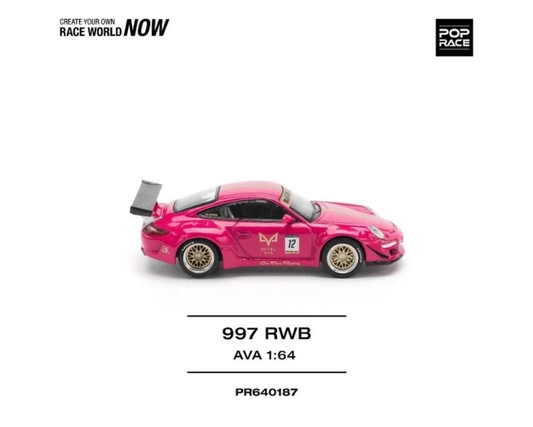 Pop Race Porsche 911 997 RWB AVA Pink PR640187