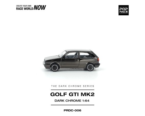 Pop Race Volkswagen Golf GTI MK2 Dark Chrome PRDC006