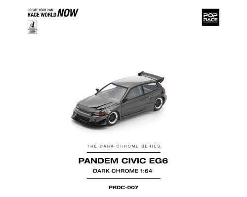Pop Race Pandem Honda Civic EG6 Dark Chrome PRDC007