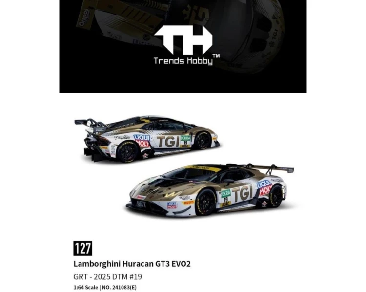 Trends Hobby Lamborghini Huracan GT3 EVO2 GRT 2025 DTM #19 TH241083E