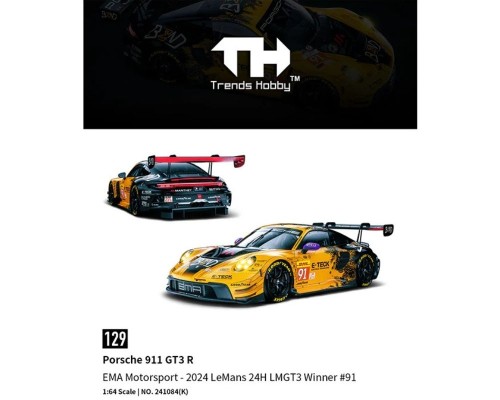 Trends Hobby Porsche 911 GT3 R EMA Motorsport 2024 LeMans 24H LMGT3 #91 TH241084K