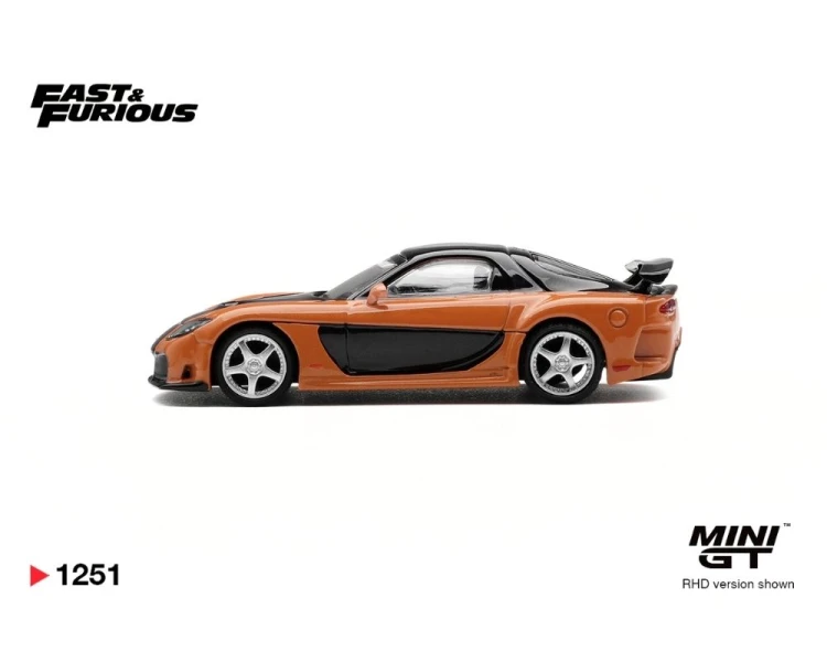 Mini GT #1251 Mazda RX-7 VeilSide Fortune The Fast and the Furious Tokyo Drift Han Seoul-Oh MGT01251-BL