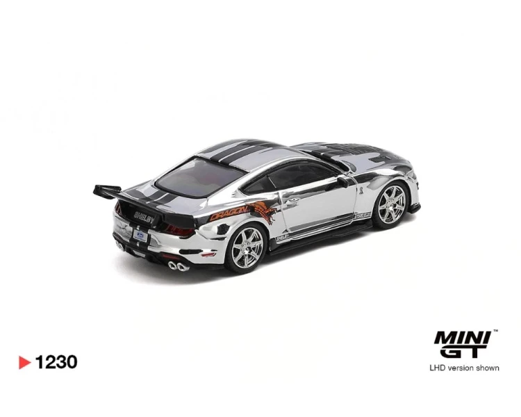 Mini GT #1230 Shelby GT500 Dragon Snake Concept Chrome Silver MGT01230