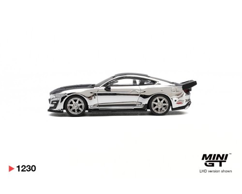 Mini GT #1230 Shelby GT500 Dragon Snake Concept Chrome Silver MGT01230