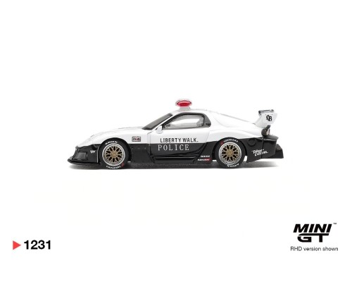 Mini GT #1231 Mazda RX-7 LB-Super Silhouette Police MGT01231